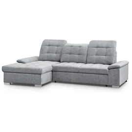 werk2 Ecksofa Polyester 2-Sitzer Grau