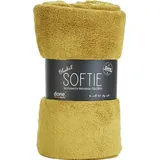Done. Softie Kuscheldecke 150 x 200 cm Gold