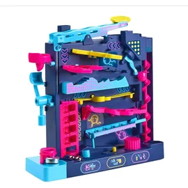 TOMY Games Screwball Scramble Level Up - der Schwerkraft trotzende vertikale Hindernisbahn Murmelbahn - Logik und Hand-Augen-Koordination Puzzle Br...