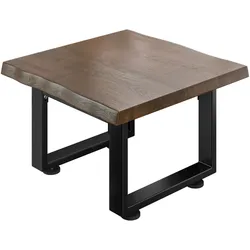 PM Bistro Lounge Tisch | 70x70xH41cm | Walnuß/ Schwarz