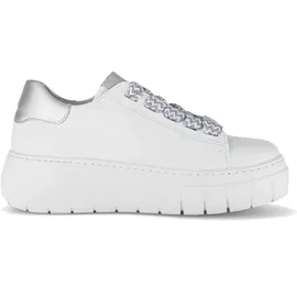 Gabor 83.222 Damen Weite E Weiß/Silber 40