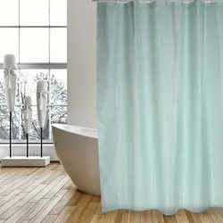 MSV Premium Duschvorhang 180 x 200 cm in Grün