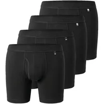 SCHIESSER Retro Boxer schwarz L 4er Pack