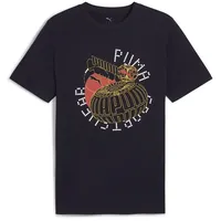 Puma Graphics Execution T-Shirt Herren PUMA New Navy Blue