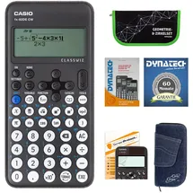 DynaTech Casio FX-82 DE CW + Jeans-Tasche dunkelblau,Zirkelset