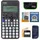 DynaTech Casio FX-82 DE CW + Jeans-Tasche dunkelblau,Zirkelset