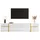 modfu TV-Schrank Lowboard 180x40x38 cm Weiß MDF/Spanplatte