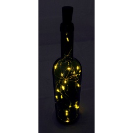 McShine LED-Lichterkette McShine Bottle' 20 LEDs, ca. 2m, Batteriebetrieb - Weiß