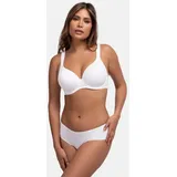 DORINA Bügel-BH Rachel mit Schale, nahtlos vorgeformte Cups, gepolsterte Träger weiß 75