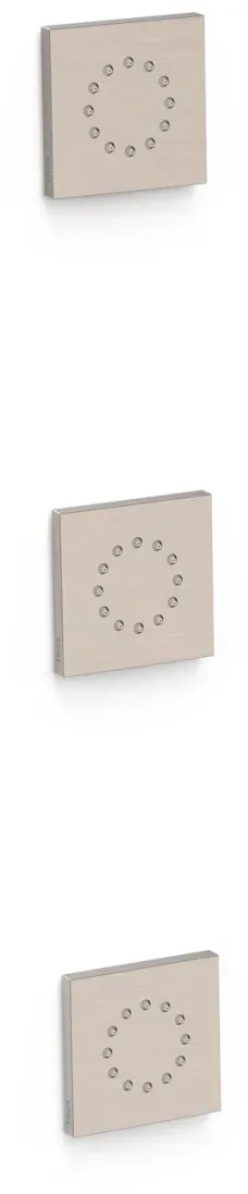 Tres 3 Hydromassage Einbau Jets Einschließlich Einbaugehäuse Größe: 80x80 mm, 13451501AC 13451501AC
