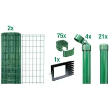 GAH Alberts Gartenzaun 50 m x 102 cm Grün/Stahl