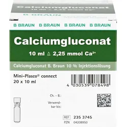 CALCIUMGLUCONAT 10% MPC Injektionslösung 200 ml
