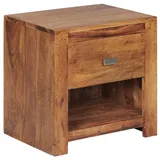 Wohnling Nachtschrank 40 x 40 x 40 cm Braun