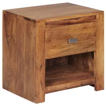 Wohnling Nachtschrank 40 x 40 x 40 cm Braun