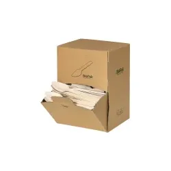 DUNI Einweggeschirr, Kaffeelöffel Spenderbox, Dinner, BioPak 192230 , 1 Karton = 5 Boxen à 400 Stück
