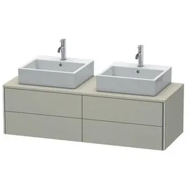 Duravit XSquare Waschtischunterbau wandhängend XS4916, 4 Schubkästen, 1400 x 548mm × 40 × 54,8 cm,