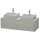 Duravit XSquare Waschtischunterbau wandhängend XS4916, 4 Schubkästen, 1400 x 548mm × 40 × 54,8 cm,