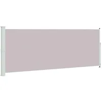 vidaXL Ausziehbar Seitenmarkise 500 x 180 cm grau 313407