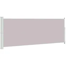 vidaXL Ausziehbar Seitenmarkise 500 x 180 cm grau 313407