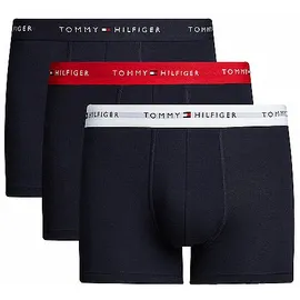 Tommy Hilfiger Trunk 3 Pack Mehrfarbig (Primary Red/White/Desert Sky) M 3er Pack