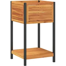 vidaXL Pflanzkübel mit Ablage 45 x 45 x 80 cm Braun