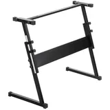 McGrey Z-Keyboardständer - Ergonomische Drehschrauben - Exakte Positionierung möglich dank integrierter Messskala - Höhenverstellbar von 55-83 cm - Gummierte Füße, um Kratzer im Boden zu vermeiden