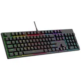 Powerwill PC Tastatur Beleuchtet Regenbogen Tastatur USB Gaming-Tastatur (Gaming Keyboard Für PC/Laptop/PS4/Xbox One) schwarz