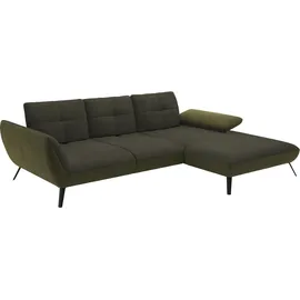 OTTO home Eckcouch Polyester L-förmig dunkelgrün