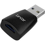 Lexar MicroSD Card Reader, Speicherkartenlesegerät, Schwarz