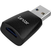 Lexar MicroSD Card Reader, Speicherkartenlesegerät, Schwarz