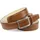 Anthoni Crown Herrengürtel Leder 110 cm Braun