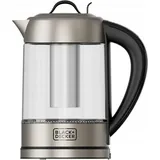 Black & Decker Bxke2205e Wasserkocher Silber, Transparent, Schwarz