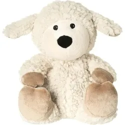 WÄRME STOFFTIER Schaf Wolle beige herausn.Kissen 1 St
