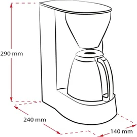 Melitta Single 5 schwarz/edelstahl