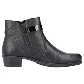Rieker Damen Klassische Stiefeletten Y0783, Frauen Stiefeletten,übergangsschuhe,Stiefel,Bootee,Booties,halbstiefel,schwarz (00),40 EU / 6.5 UK