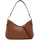Michael Kors Jet Set Clutch Leder Brown