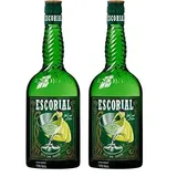 Escorial Grün - hochprozentiger Kräuterlikör (1 x 0.7 l) (Packung mit 2)
