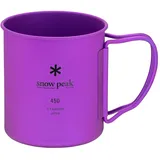 Snow Peak Titanium Single Cup, - Tasse Gr 450 ml lila