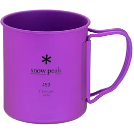 Snow Peak Titanium Single Cup, - Tasse Gr 450 ml lila