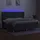 vidaXL Boxspringbett 200 x 200 cm Dunkelgrau