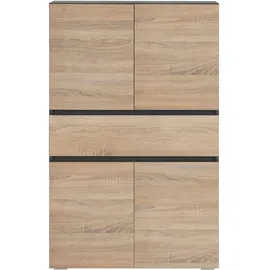 Home Affaire Wisla Midischrank 76 x 130 cm Grau