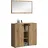 Möbel Boss STATION Garderobenkombination 106x192x37 cm braun