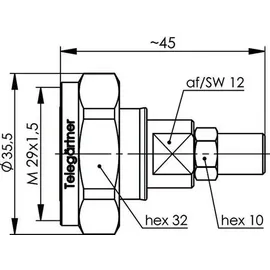 Telegärtner 7-16-Kabelstecker 100024420