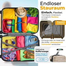 Kesser Koffer-Set 4-tlg. beige