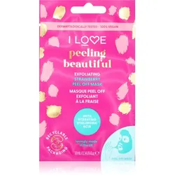 I love... Peeling Beautiful Peel-Off Gesichtsmaske mit Peeling-Effekt 10 ml