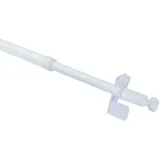 GARDINIA Klemmstange Press&Go Kugel, Ø 8/10 mm weiß, 50 - 80 cm