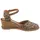 Verbenas Slingpumps VERBENAS "MALENA LEO", Damen, Gr. 38, leodruck, Veloursleder, Schuhe Slingpumps, Keilsandalette, Sommerschuh, Urlaubsschuh im Leo-Look