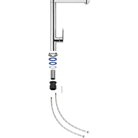 CORNAT Ave Einhebelmischer Silber