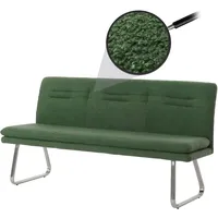 Mendler Sitzbank HWC-H70, Esszimmerbank Bank Polsterbank, Lehne Stoff/Textil Bouclé
