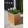 prestige home living outdoor Quadratischer Pflanzkübel 30 x 30 x 35 cm Braun